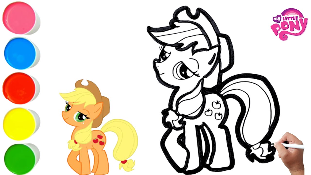 How to draw applejack fro y little pony