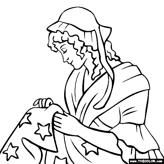 Faous historical figure coloring pages