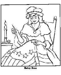 American flag coloring pages