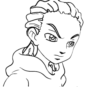 Boondocks coloring pages printable for free download