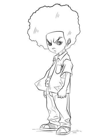 Huey freeman coloring page free printable coloring pages