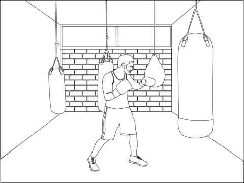 Boxer coloring page free printable coloring pages