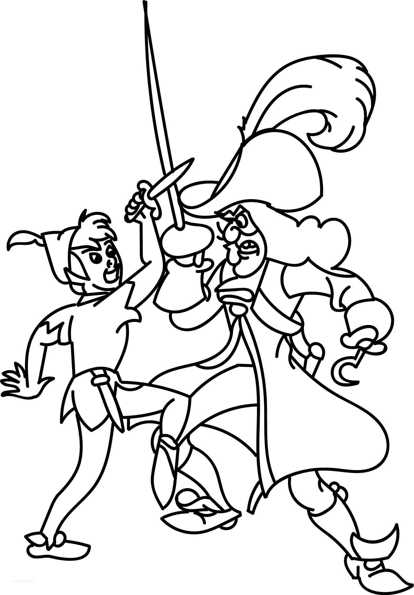 Coloring pages luxury awesome peter pan captain hook fight coloring page