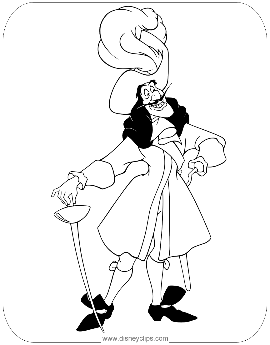 Peter pan coloring pages