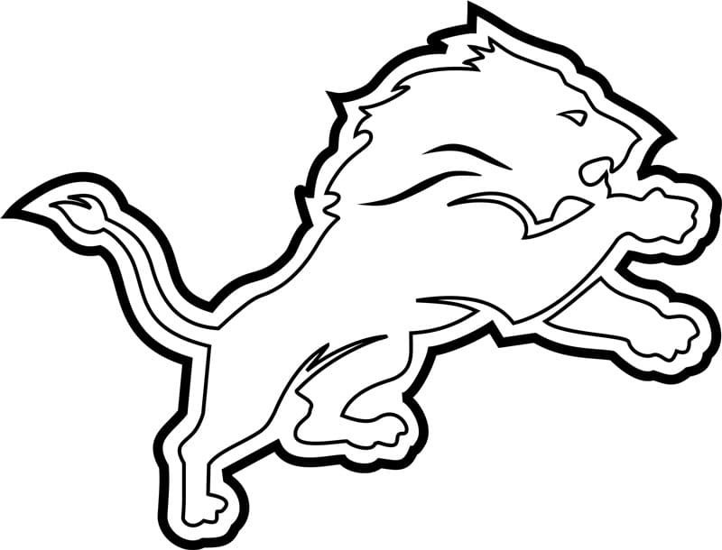 Chicago bears logo coloring page