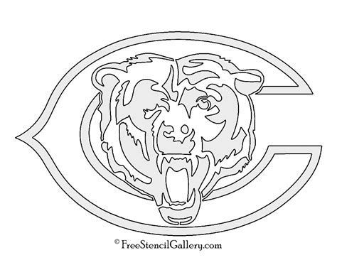 Image result for chicago bears logo coloring page bear stencil bear coloring pages football coloring pages