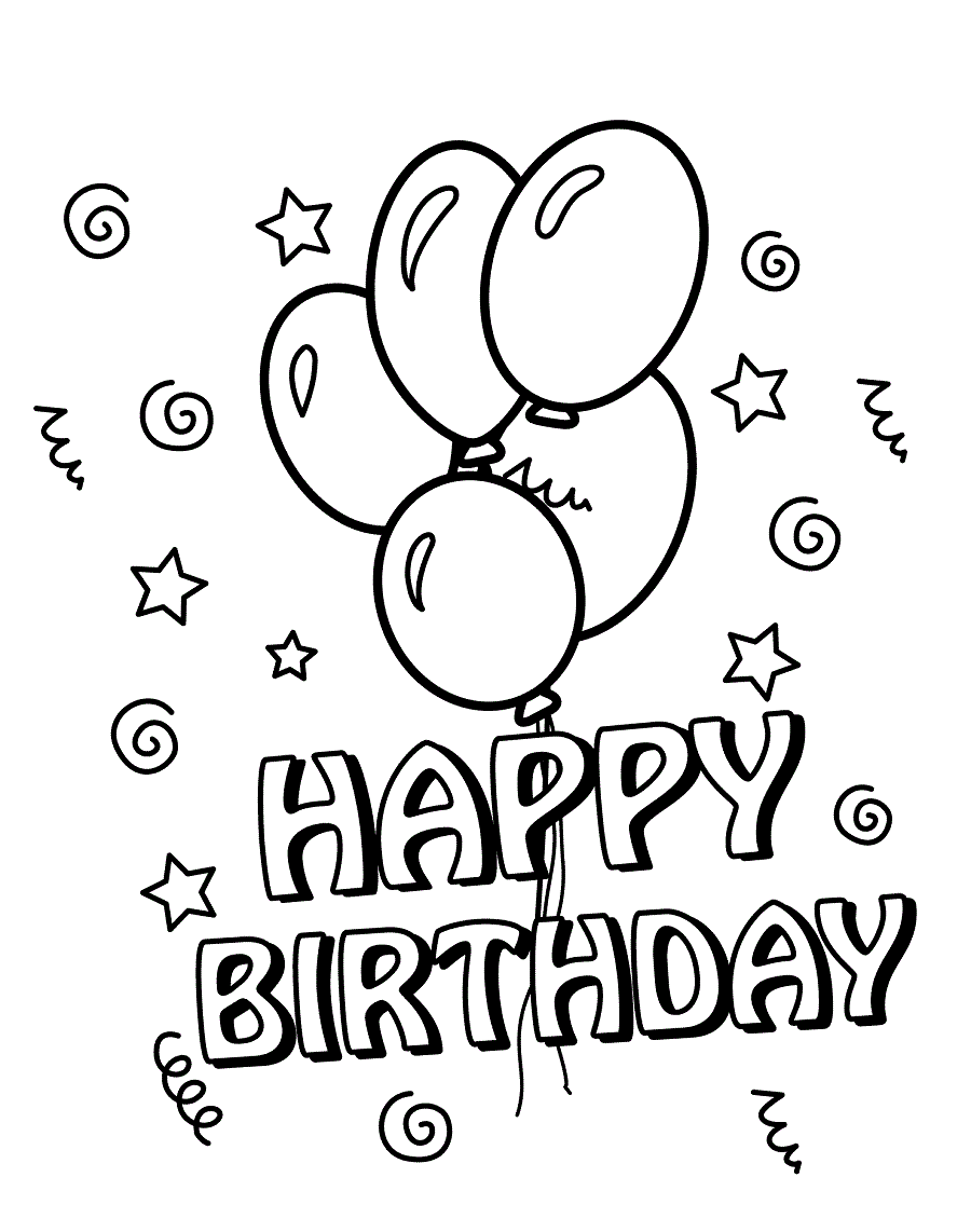 Happy birthday coloring card happy birthday coloring pages coloring birthday cards happy birthday cards printable