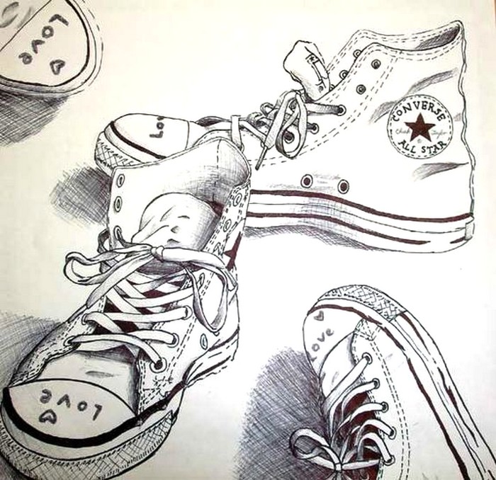 Art therapy coloring page shoes converse shoes