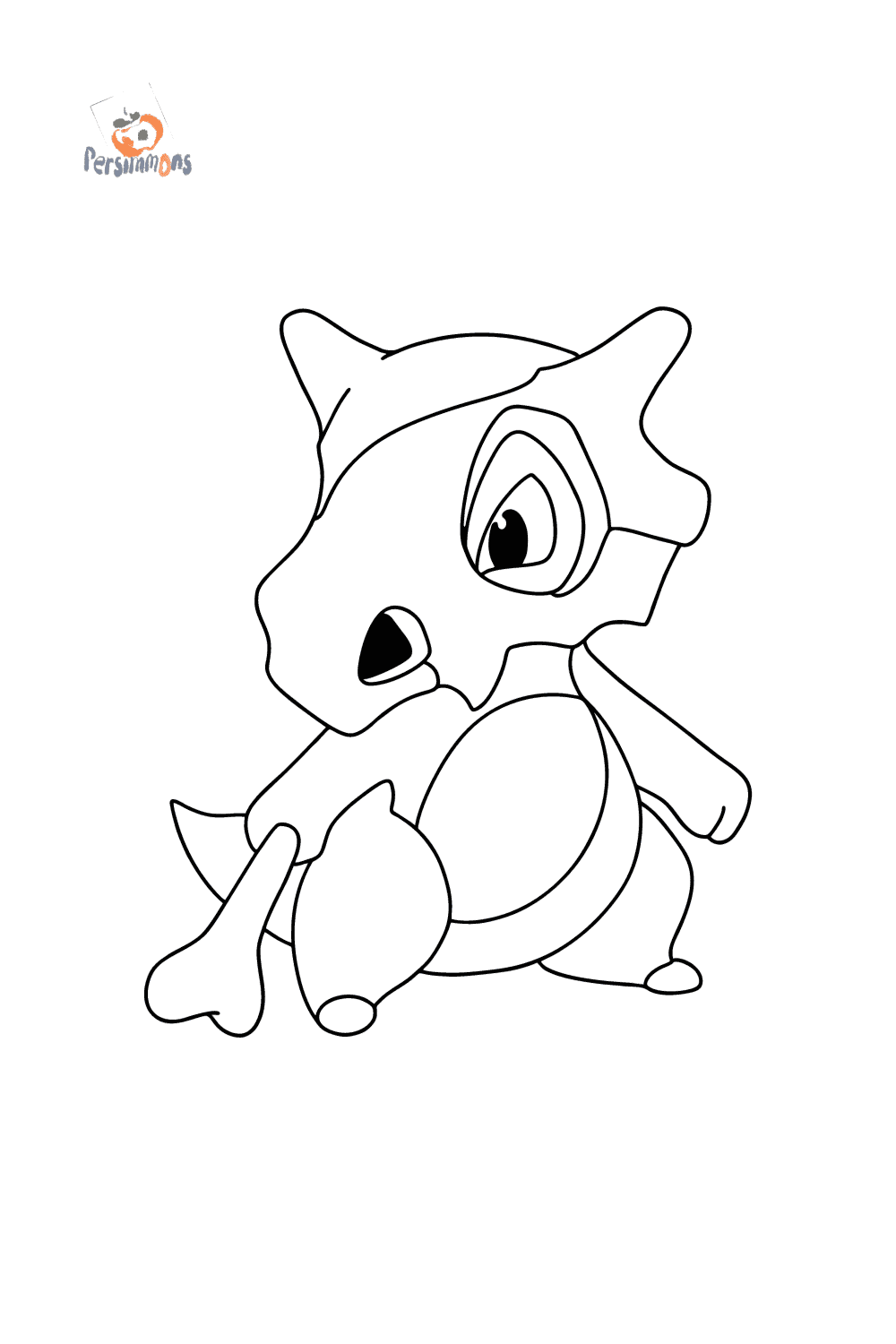 Coloring page pokemon go cubone â online and print for free