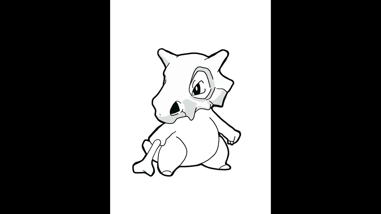 Pokedex cubone pokemon coloringpages