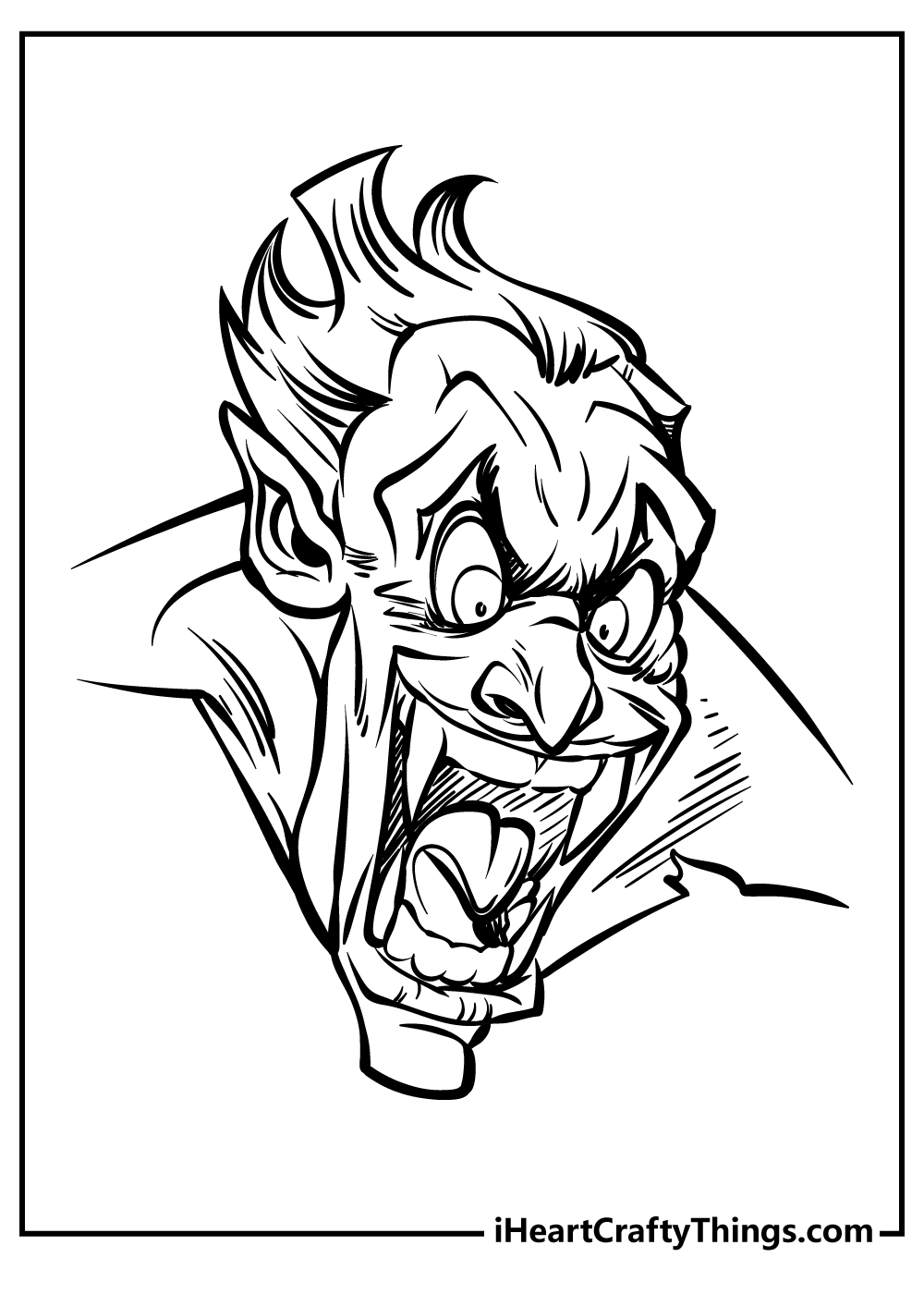 Count dracula coloring pages free printables