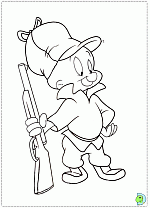 Elmer fudd coloring pages elmer fudd printable coloring pages