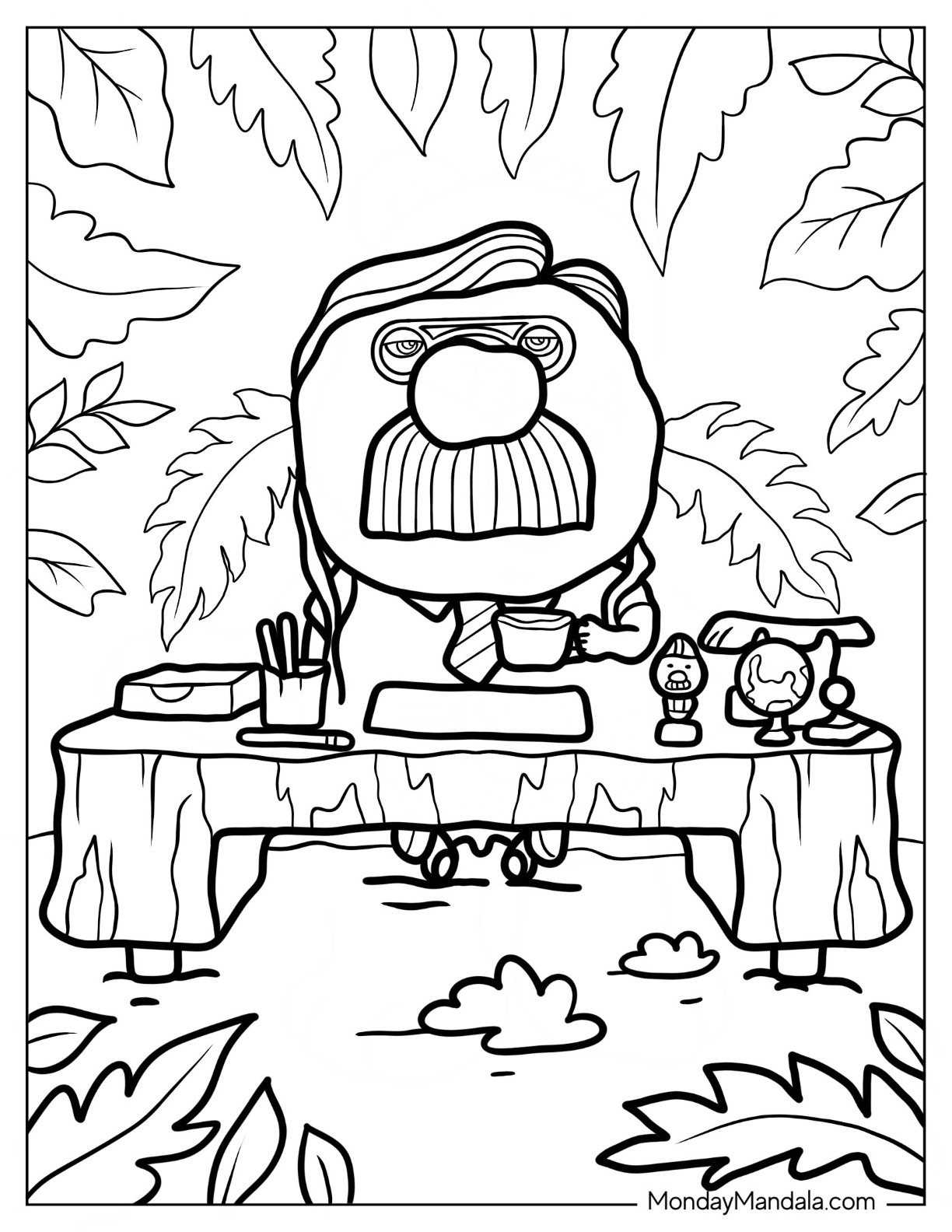 Elemental coloring pages free pdf printables