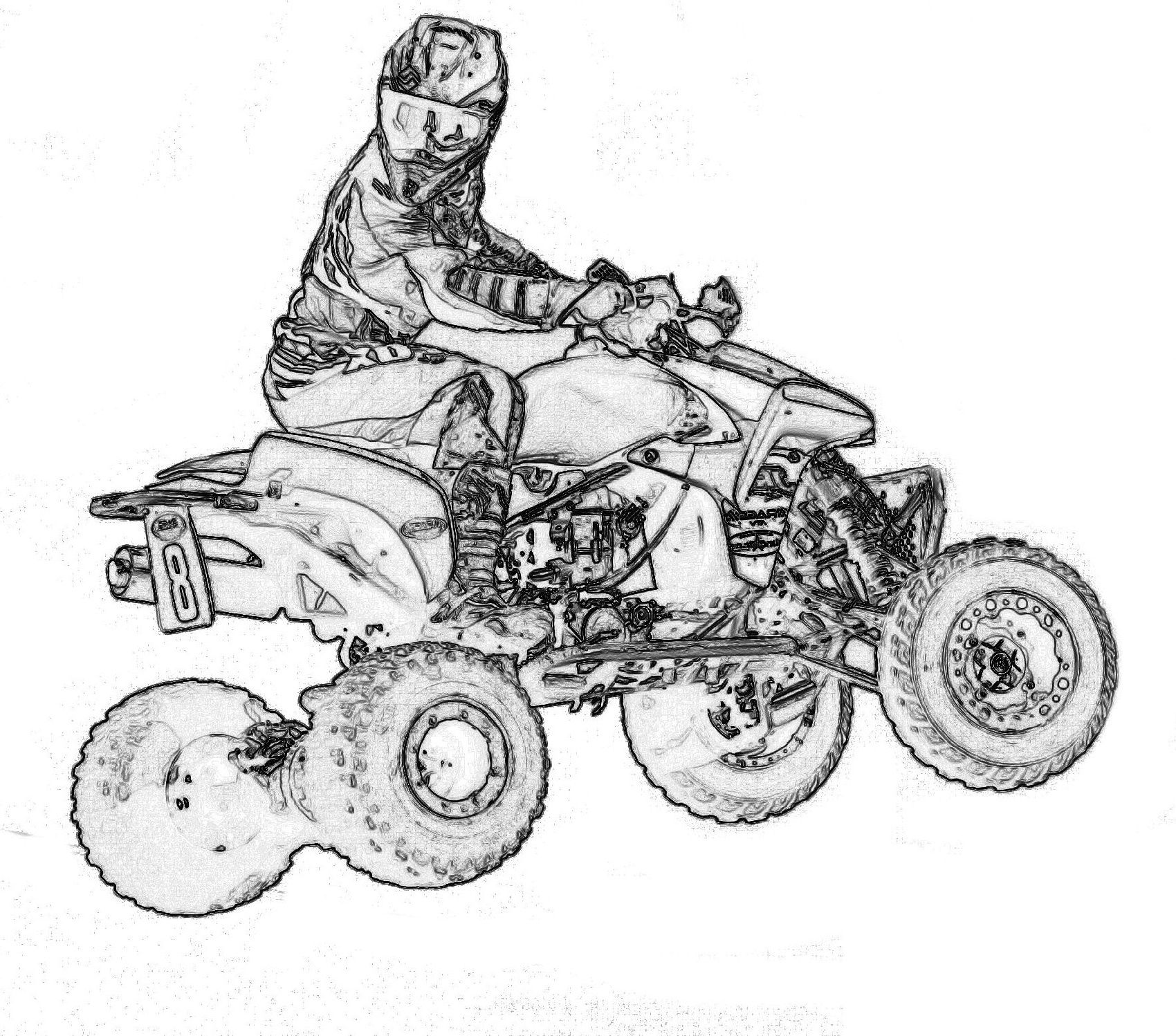 Four wheeler coloring pages k worksheets coloring pages superhero coloring halloween coloring pages