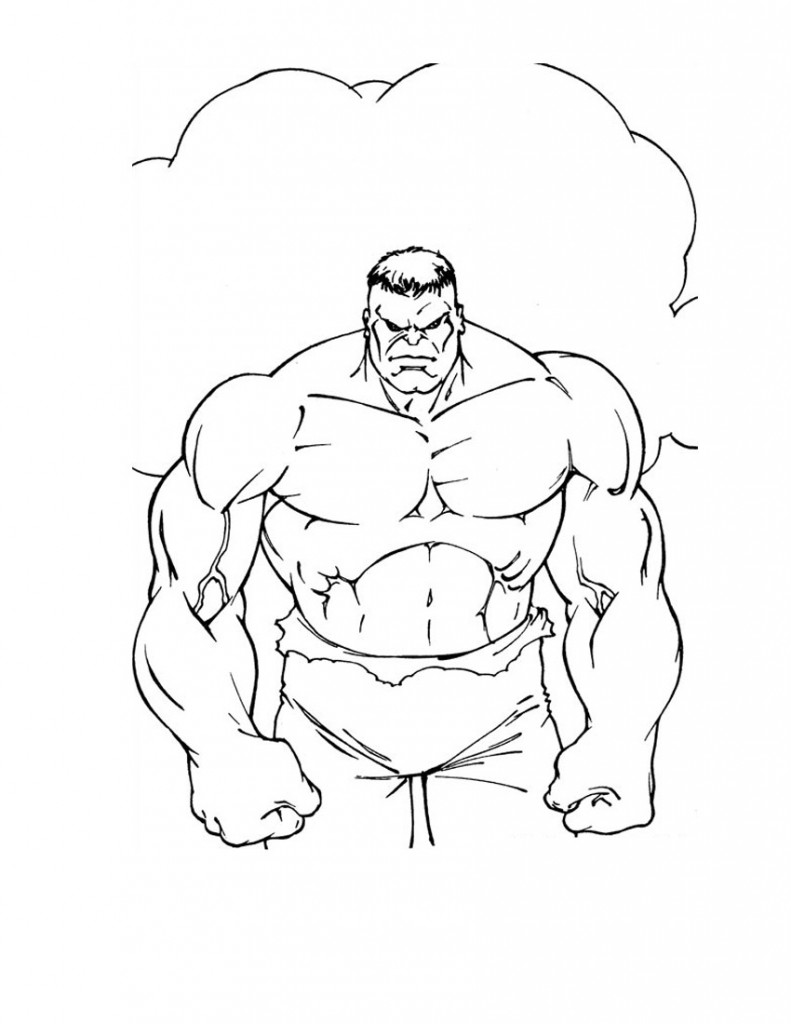 Coloring pages incredible hulk coloring pages for kids