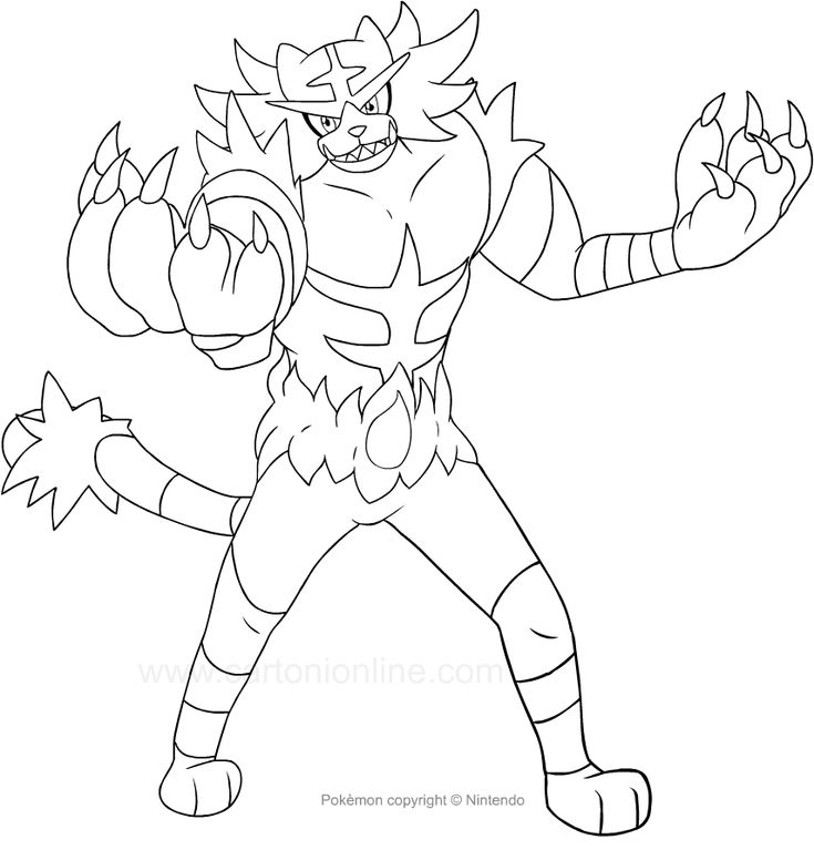 Ausmalbilder incineroar des pokemon pokemon zum ausmalen ausmalbilder pokemon ausmalbilder