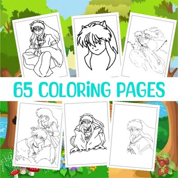 Anime enchantment unleashed printable inuyasha coloring pages for all ages