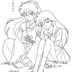 Inuyasha coloring pages printable for free download