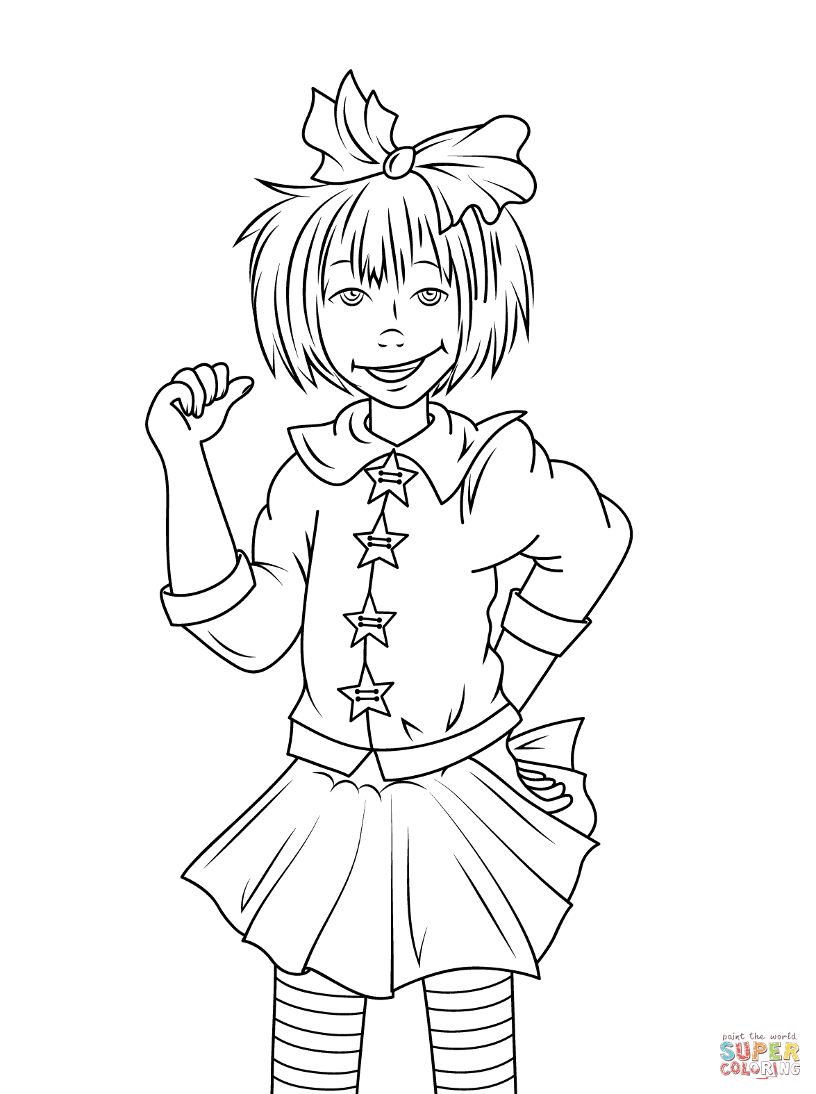 Junie b jones coloring page free printable coloring pages