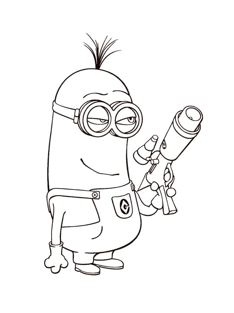 Minion coloring pages