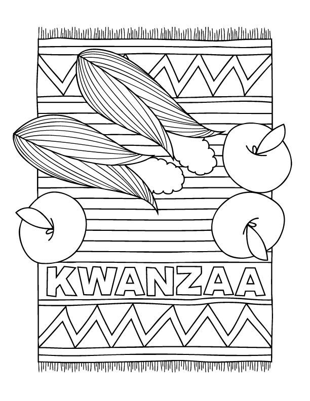 Kwanzaa coloring pages