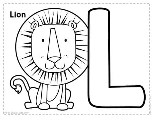 Alphabet coloring pages