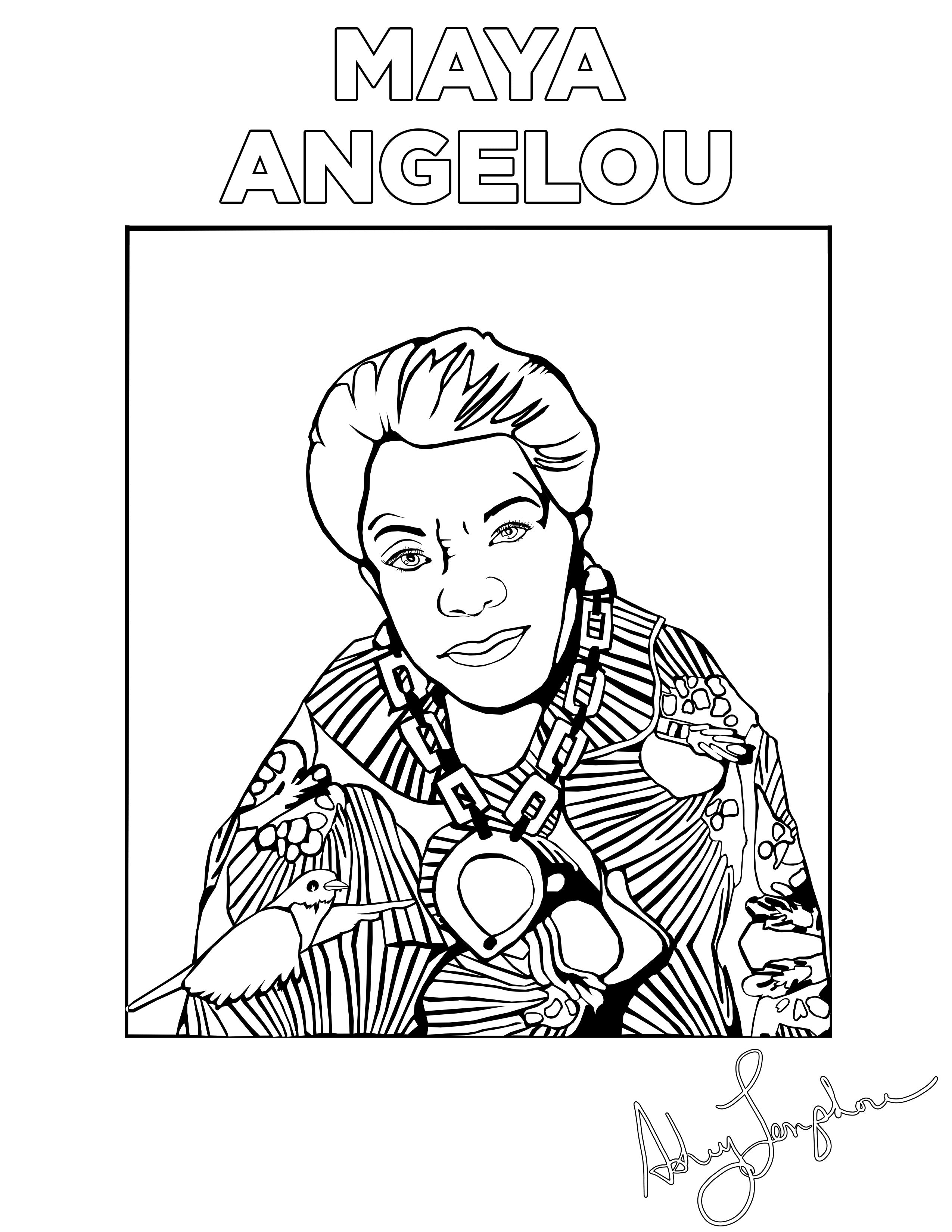 Art mighty women coloring pages