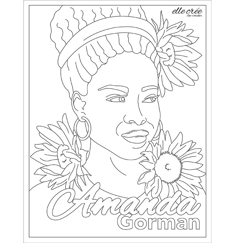 Free coloring pages for adults â elle crãe she creates