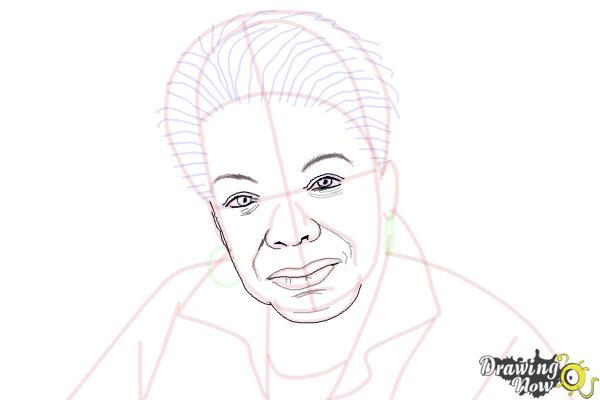 How to draw maya angelou