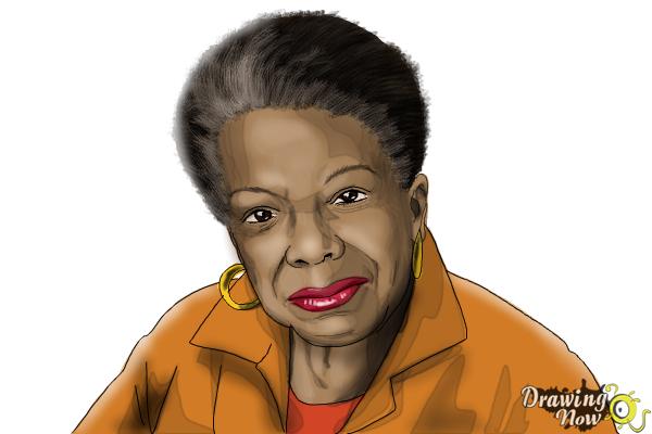 How to draw maya angelou