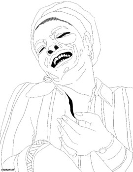 Maya angelou coloring page by the happy hippie tpt