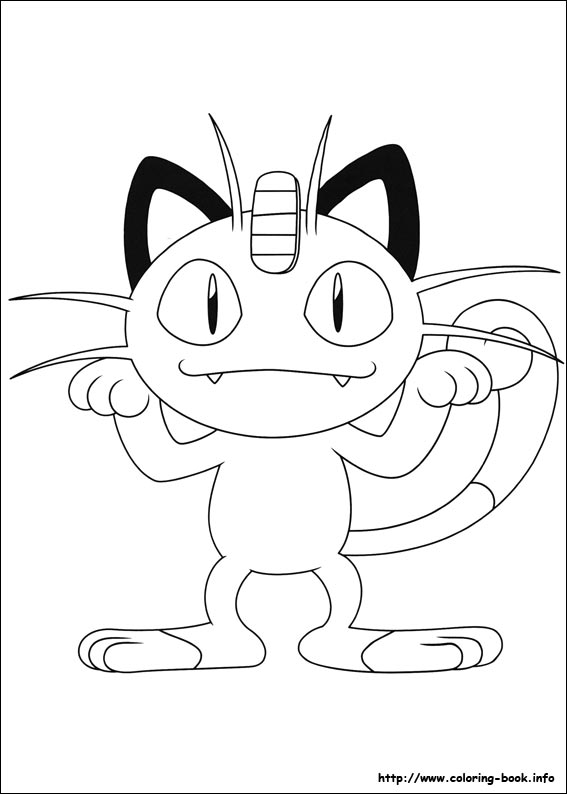 Pokemon coloring picture