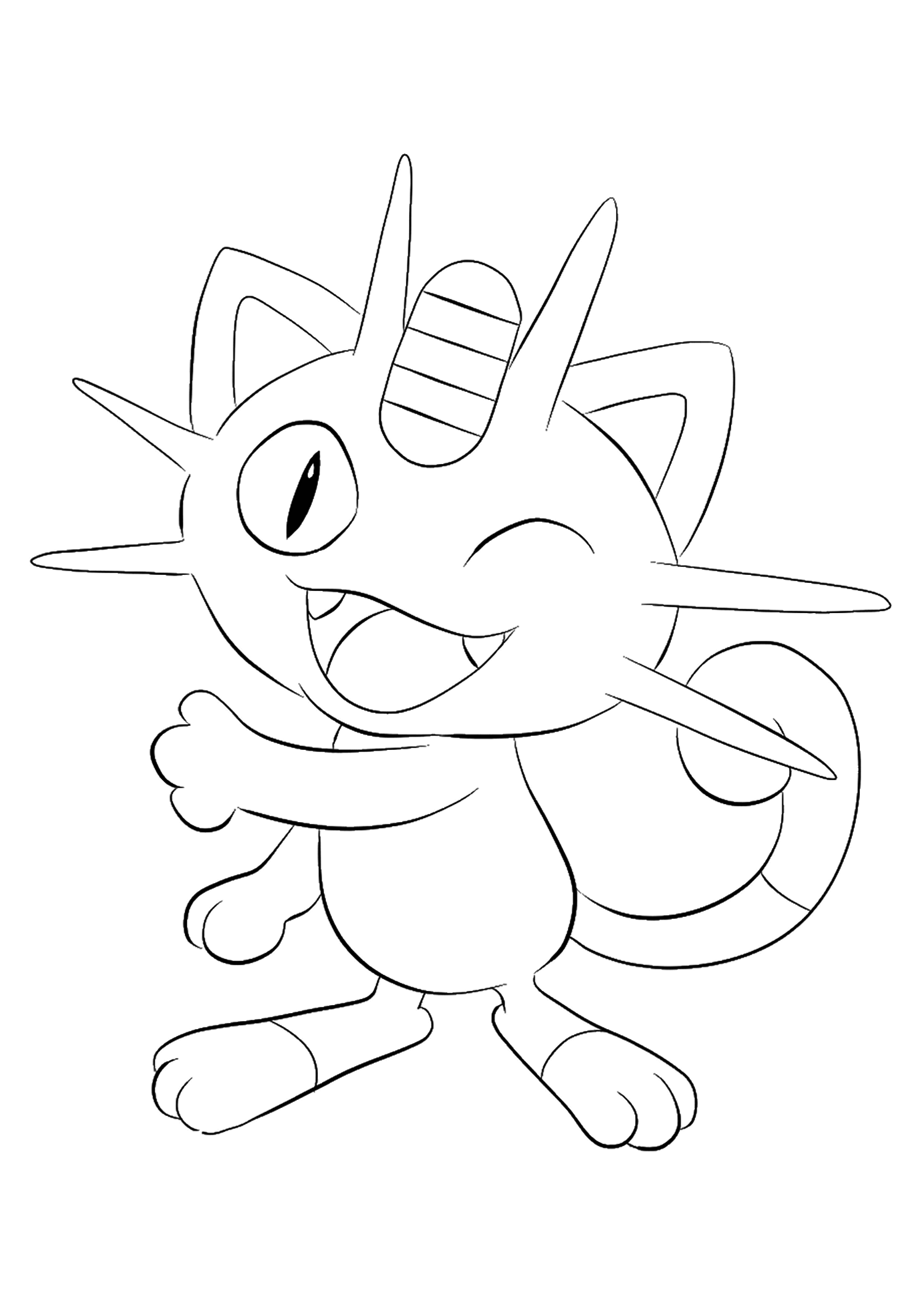 Meowth no pokemon generation i