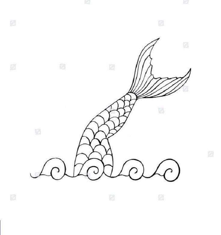 Mermaid tail coloring page educative printable mermaid art coloring pages whimsical art