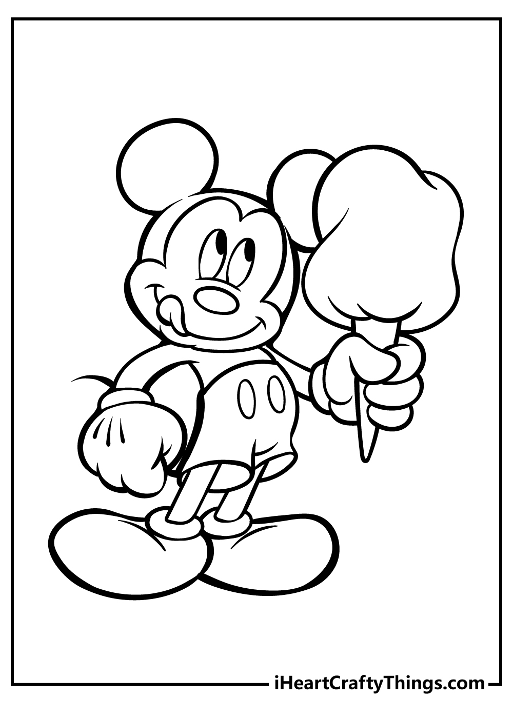 Mickey mouse coloring pages free printables