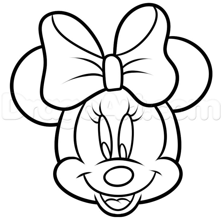 How to draw minnie mouse easy step by step disney characters cartoons draw cartoon characteâ easy disney drawings minnie mouse drawing easy cartoon drawings