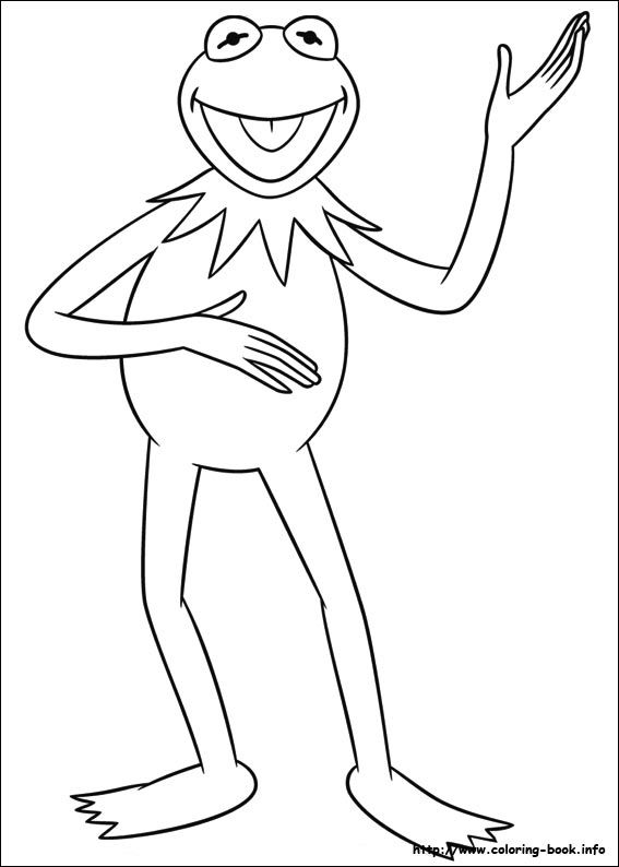 The muppets coloring picture super coloring pages frog coloring pages sesame street coloring pages