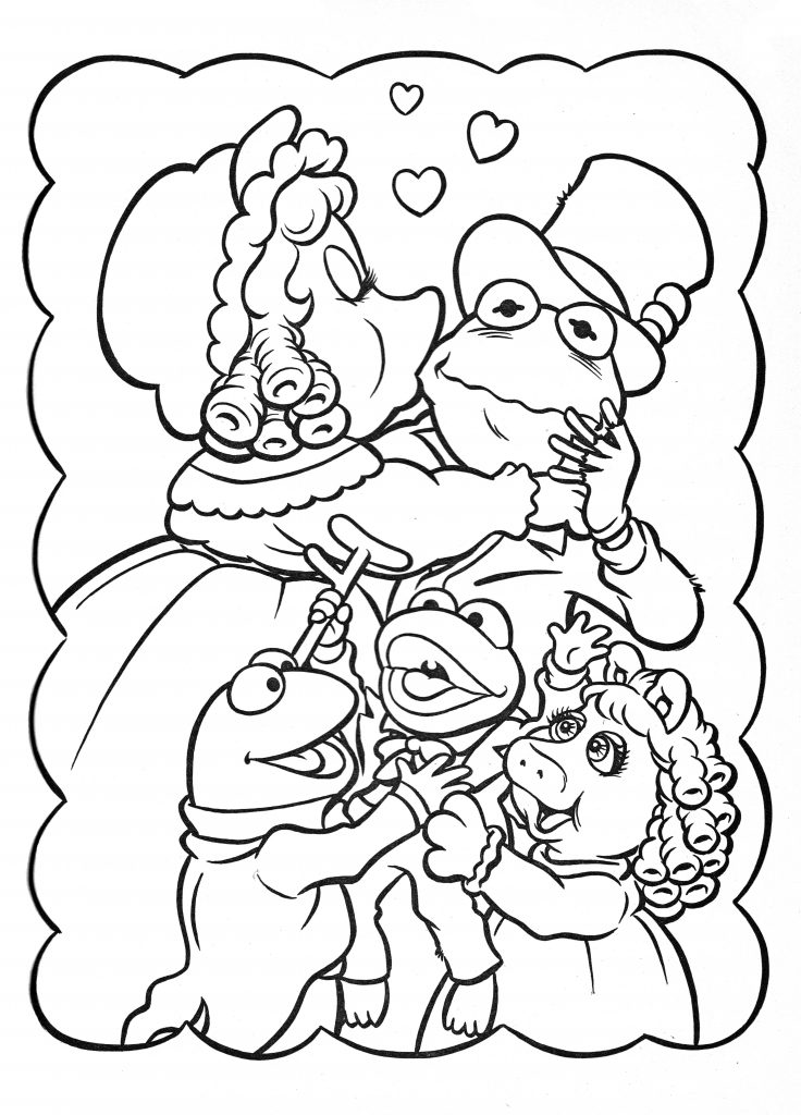 Muppet christmas carol colouring book â name that christmas special