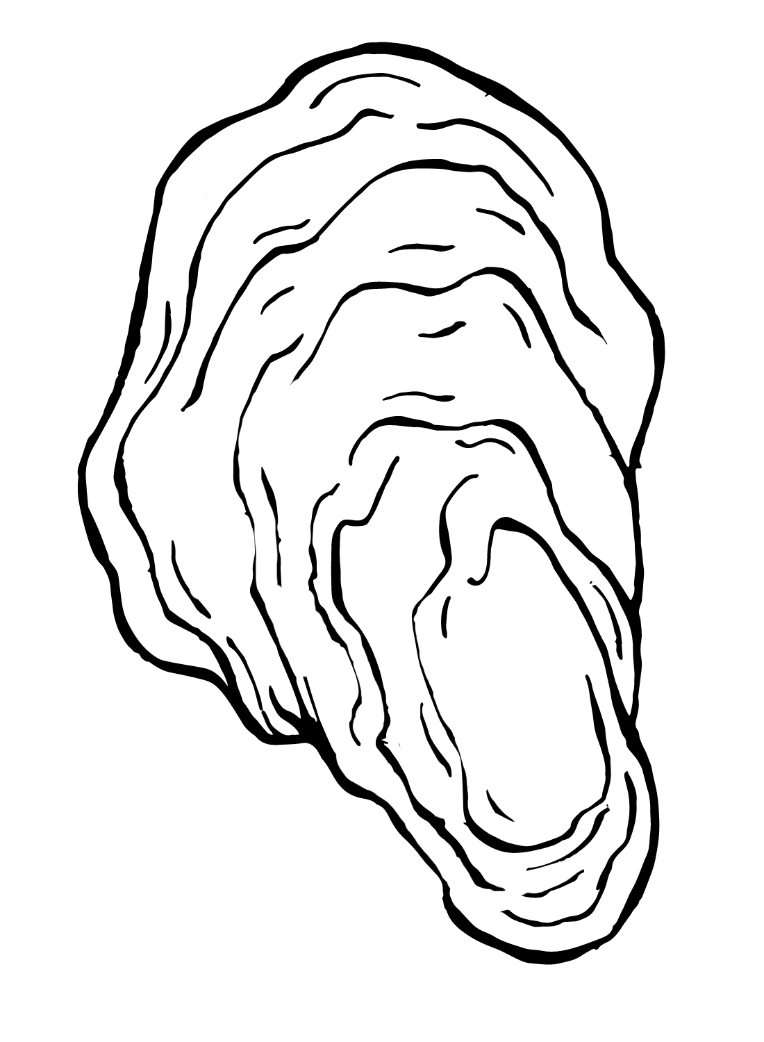 Oyster coloring pages printable for free download