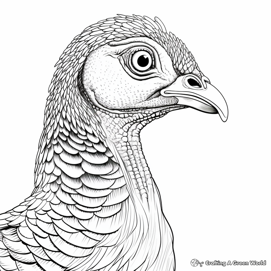 Pheasant coloring pages