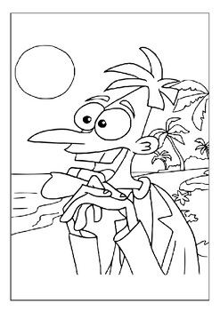 Unleash your childs creativity with printable phineas and ferb coloring pages