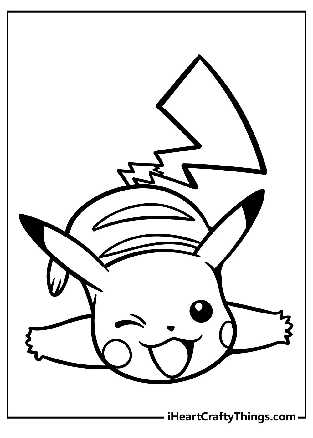 Pikachu coloring pages