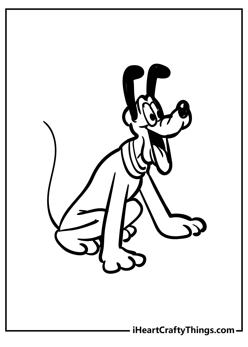 Pluto coloring pages free printables