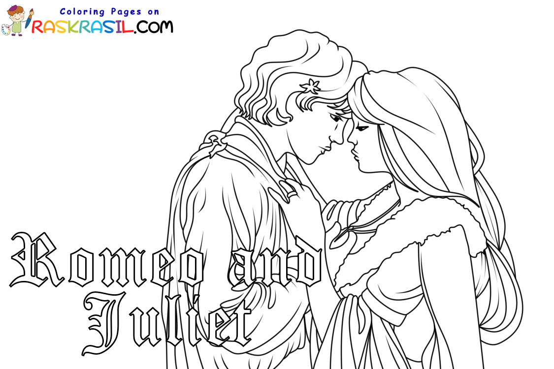 Romeo and juliet coloring pages