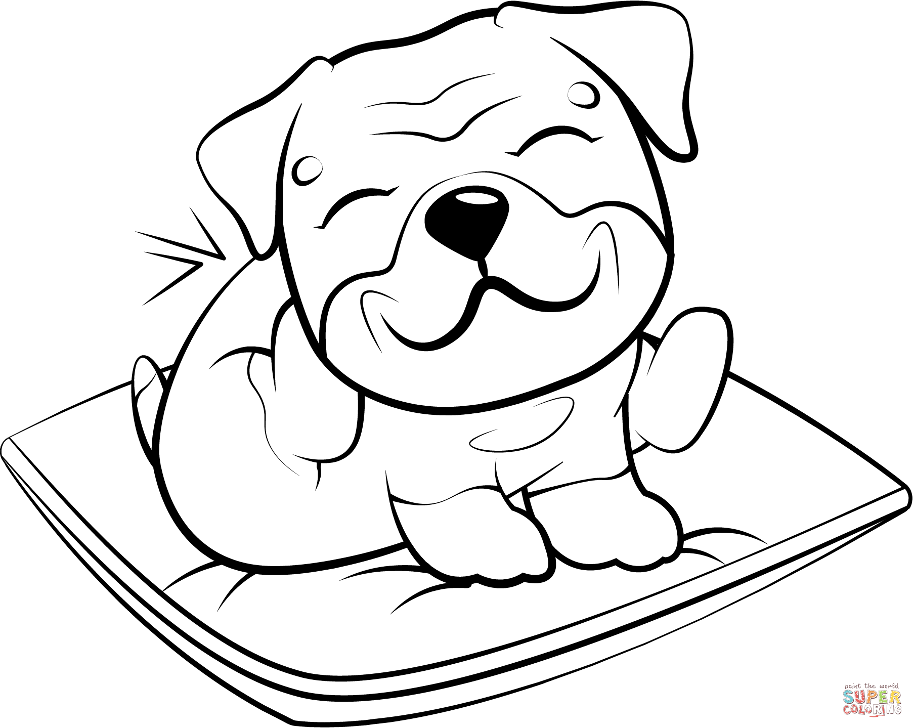 Rottweiler puppy coloring page free printable coloring pages