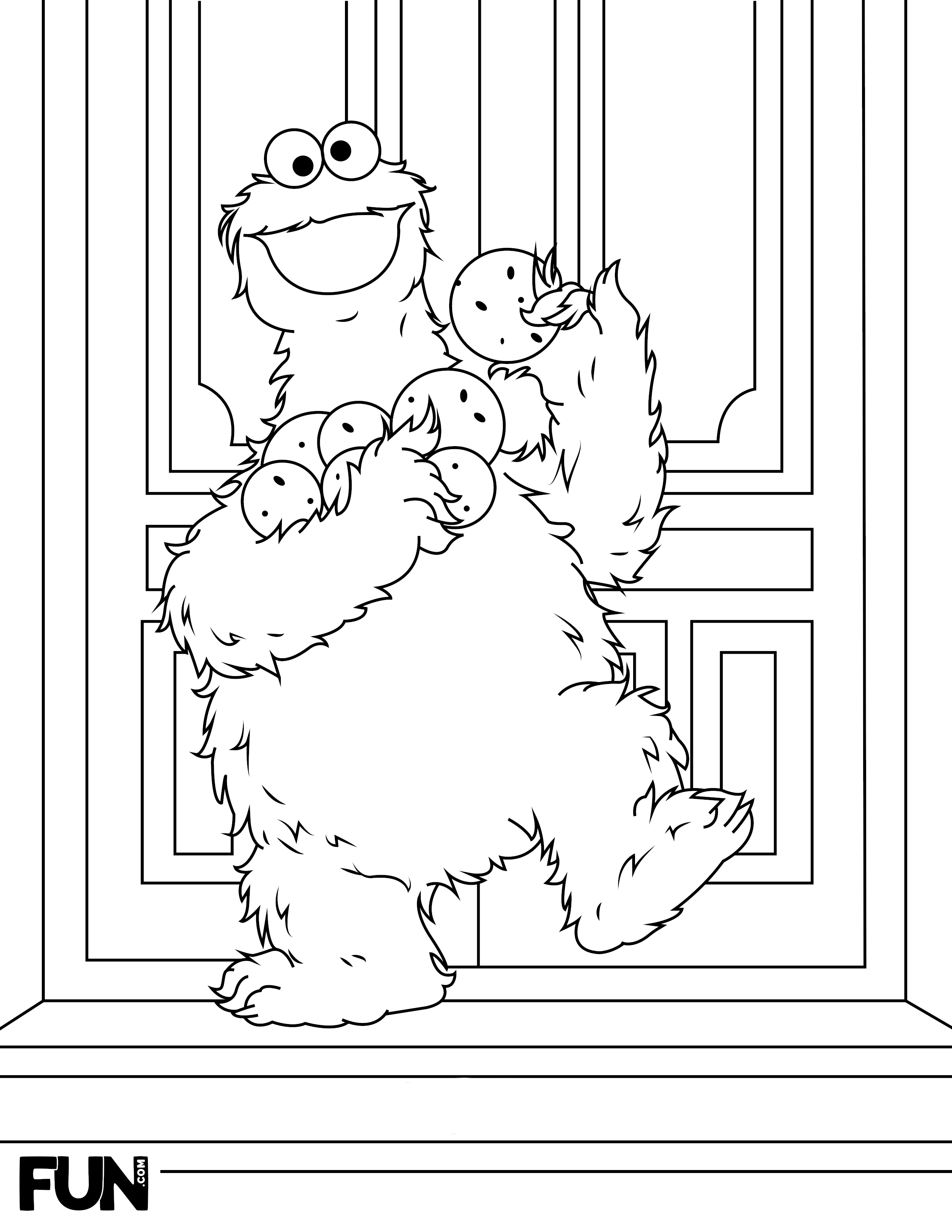 Sesame street coloring pages printables