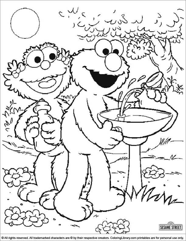 Printable coloring picture