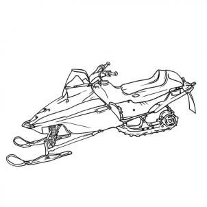 Snowmobile drawings sketch coloring page monster truck coloring pages drawings coloring pages