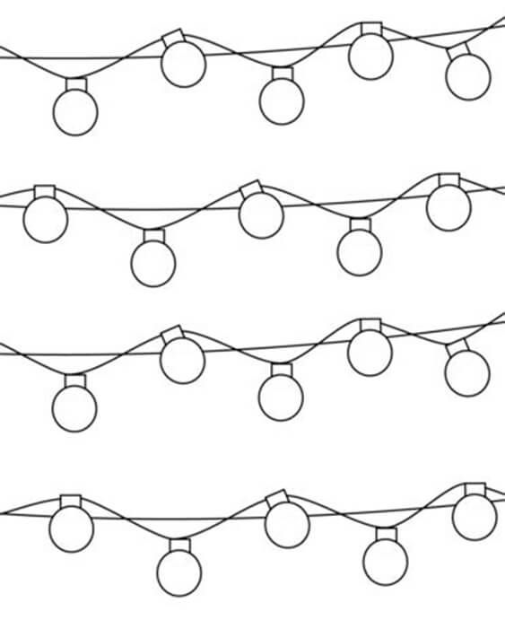 Free easy to print christmas lights coloring pages christmas coloring pages printable christmas coloring pages free christmas printables