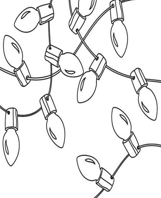 Free easy to print christmas lights coloring pages christmas drawing coloring pages free christmas printables